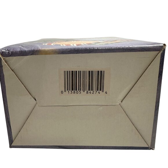 Susan Winget 4 Coaster Set w/ Christmas Tree Holder Ceramic Hand Painted Vintage - Picture 6 of 12